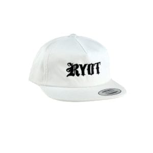 RYOT Logo Unconstructed Hat – White