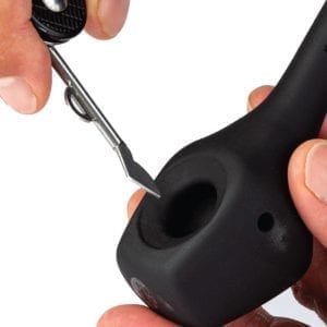 Stand Up Spoon Glass Hand Pipe