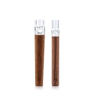 Wooden One Hitter with Glass Tip