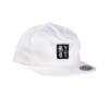 RYOT Square Logo Unconstructed Hat – White