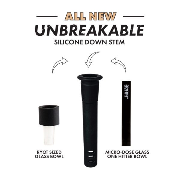 14 mm Silicone Stem with Glass Bowl - Image 5