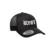 RYOT Logo Retro Trucker Hat – Black