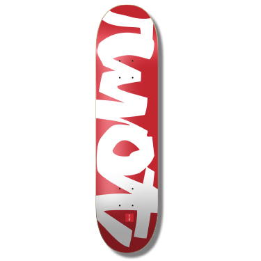Chocolate X Ryot Skateboard Deck in Red – 8.1875″ X 31.5″